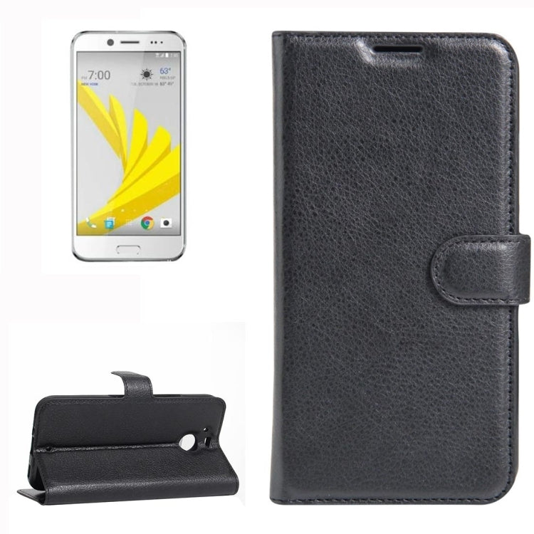 For HTC Bolt Litchi Texture Horizontal Flip Leather Case with Holder & Card Slots & Wallet