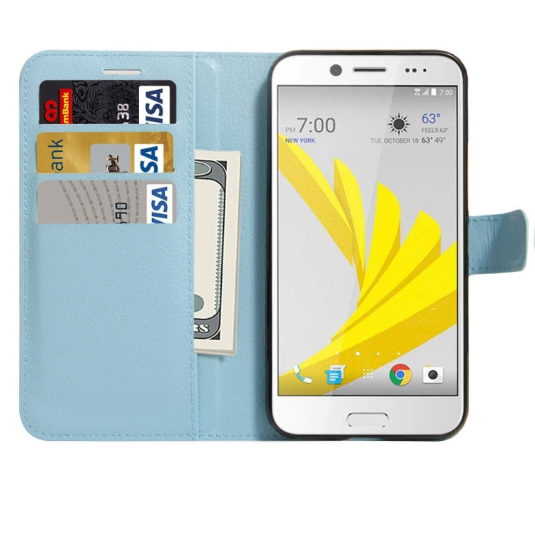 For HTC Bolt Litchi Texture Horizontal Flip Leather Case with Holder & Card Slots & Wallet