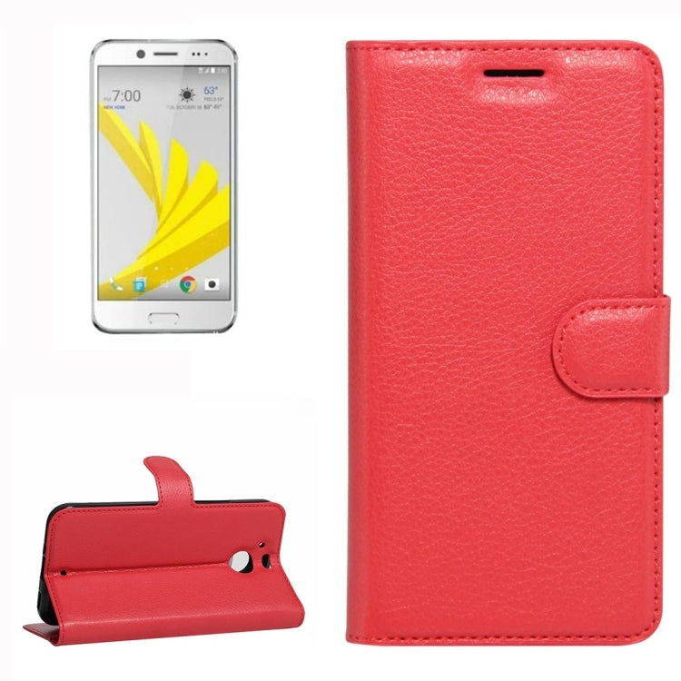 For HTC Bolt Litchi Texture Horizontal Flip Leather Case with Holder & Card Slots & Wallet