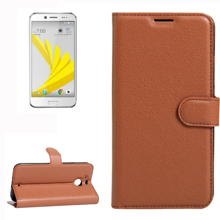 For HTC Bolt Litchi Texture Horizontal Flip Leather Case with Holder & Card Slots & Wallet