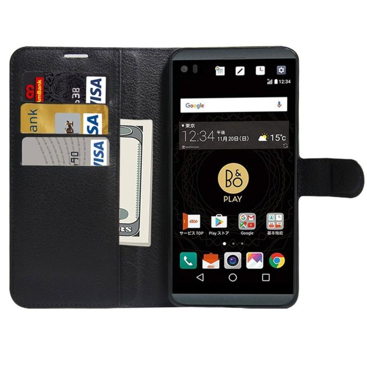 For LG V34 Litchi Texture Horizontal Flip Leather Case with Holder & Card Slots & Wallet