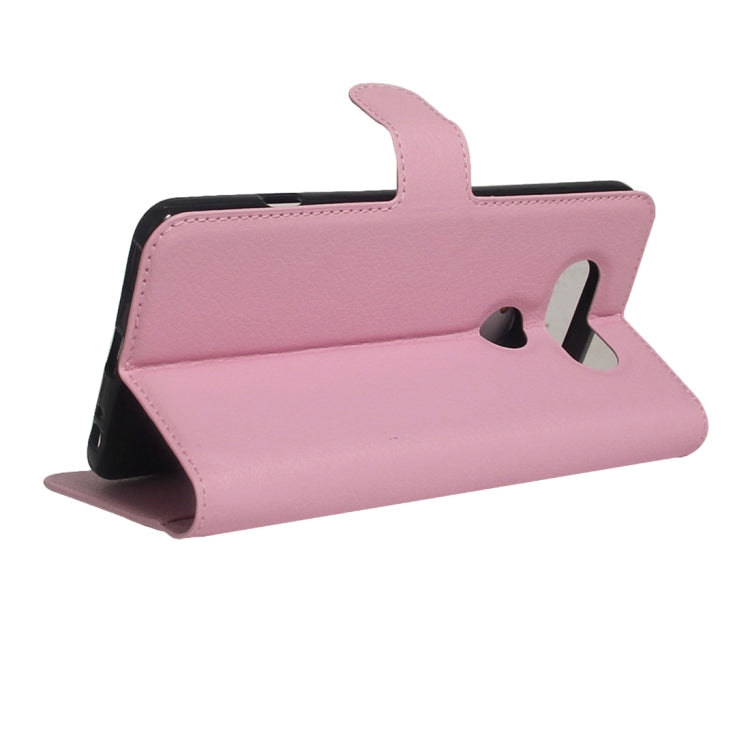 For LG V34 Litchi Texture Horizontal Flip Leather Case with Holder & Card Slots & Wallet