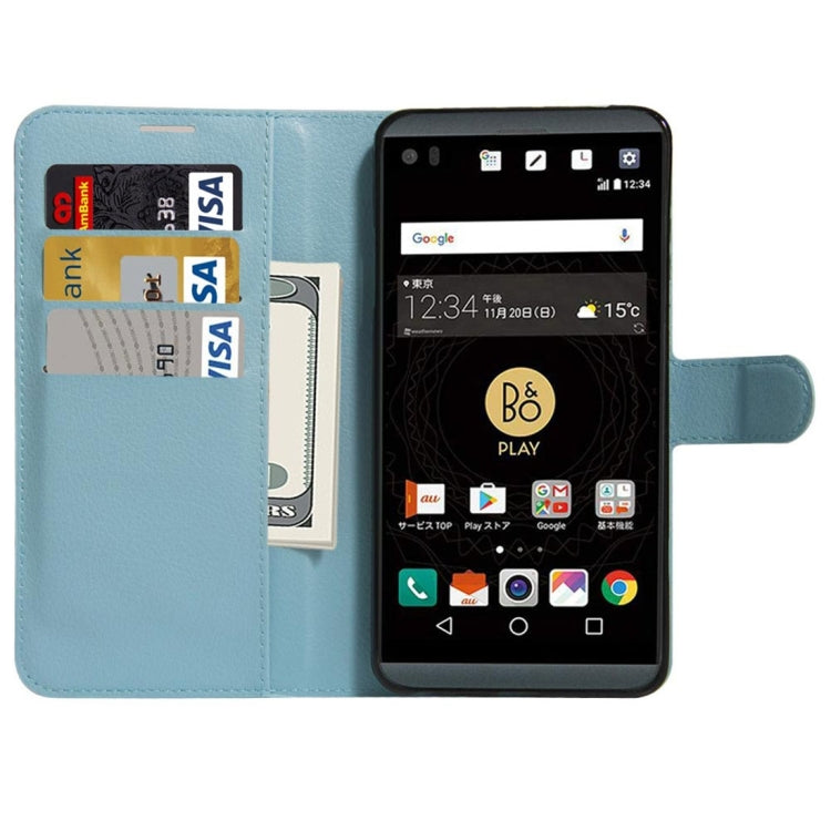 For LG V34 Litchi Texture Horizontal Flip Leather Case with Holder & Card Slots & Wallet