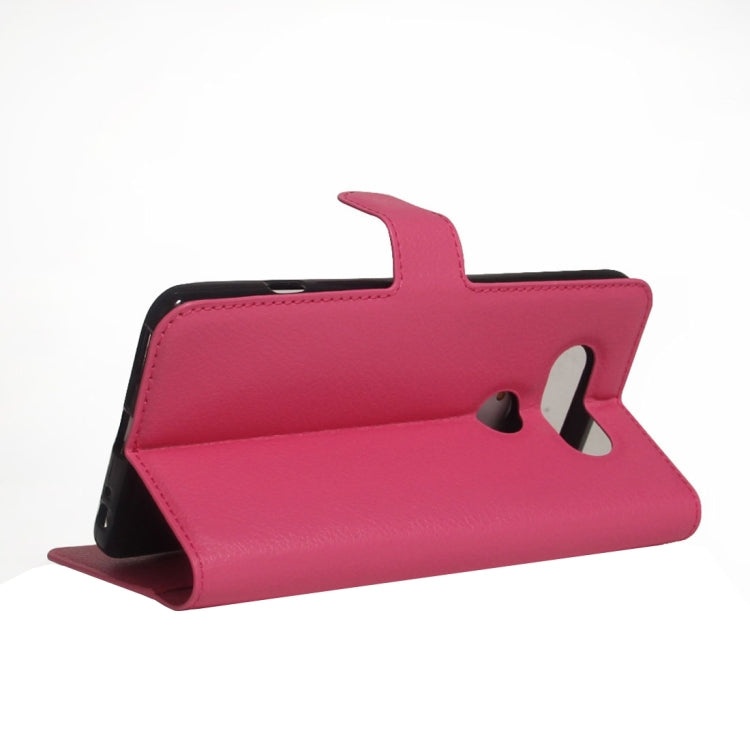 For LG V34 Litchi Texture Horizontal Flip Leather Case with Holder & Card Slots & Wallet