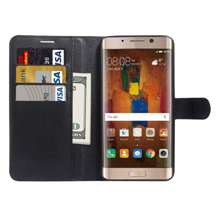 For Huawei Mate 9 Pro Litchi Texture Horizontal Flip Leather Case with Holder & Card Slots & Wallet
