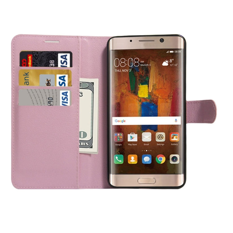 For Huawei Mate 9 Pro Litchi Texture Horizontal Flip Leather Case with Holder & Card Slots & Wallet