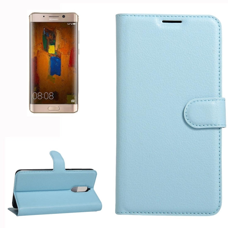 For Huawei Mate 9 Pro Litchi Texture Horizontal Flip Leather Case with Holder & Card Slots & Wallet
