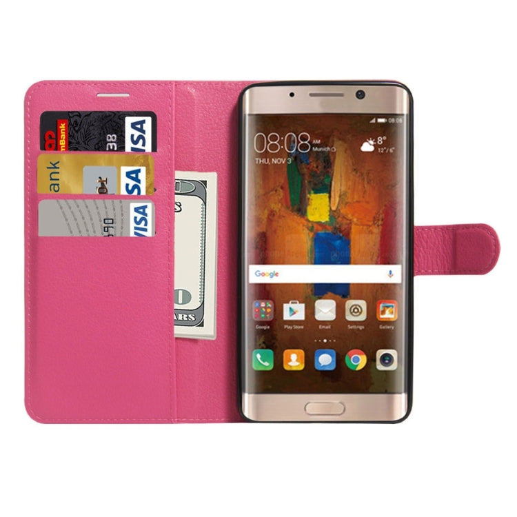 For Huawei Mate 9 Pro Litchi Texture Horizontal Flip Leather Case with Holder & Card Slots & Wallet