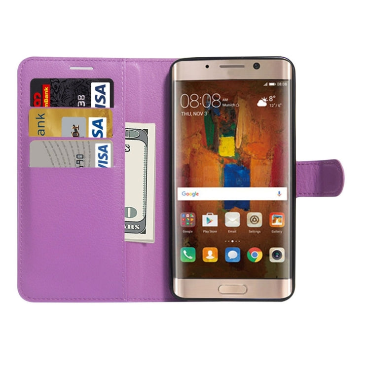 For Huawei Mate 9 Pro Litchi Texture Horizontal Flip Leather Case with Holder & Card Slots & Wallet