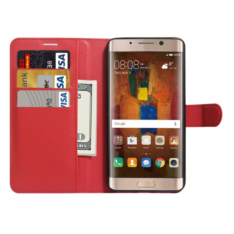 For Huawei Mate 9 Pro Litchi Texture Horizontal Flip Leather Case with Holder & Card Slots & Wallet