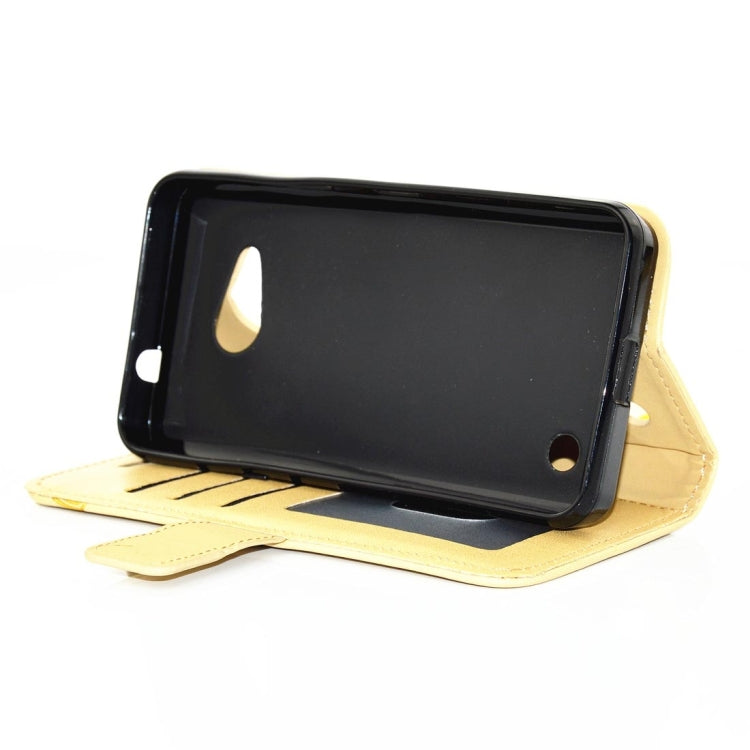 For Microsoft Lumia 550 Pressed Flower Butterfly Carriage Pattern Diamond Encrusted Horizontal Flip Leather Case with Holder & Card Slots & Wallet & Photo Frame & Lanyard