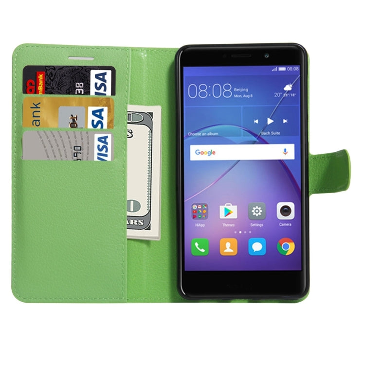 For Huawei Mate 9 Lite Litchi Texture Horizontal Flip Leather Case with Holder & Card Slots & Wallet
