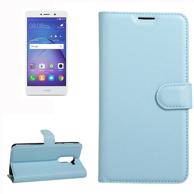 For Huawei Mate 9 Lite Litchi Texture Horizontal Flip Leather Case with Holder & Card Slots & Wallet
