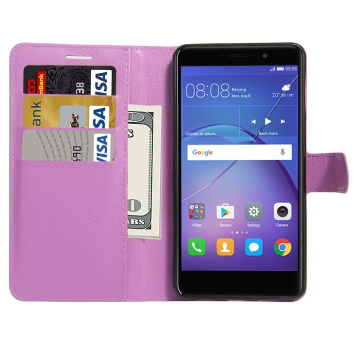 For Huawei Mate 9 Lite Litchi Texture Horizontal Flip Leather Case with Holder & Card Slots & Wallet