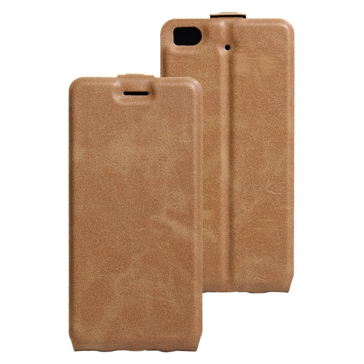 For Xiaomi 5s Crazy Horse Texture Vertical Flip Leather Case with Card Slot & Photo Frame