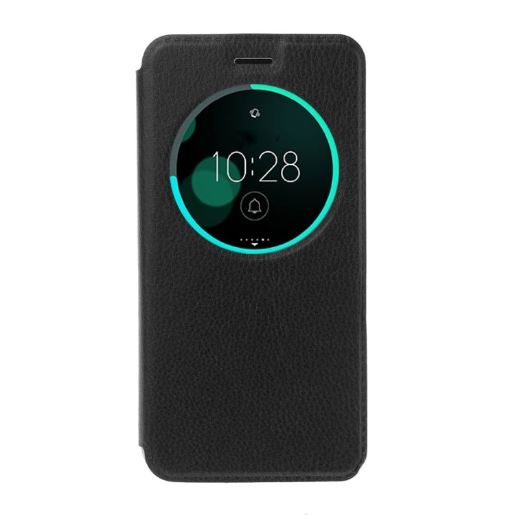 For Asus ZenFone 3 / ZE520KL Litchi Texture Horizontal Flip Leather Case with Call Display ID & Sleep / Wake-up Function