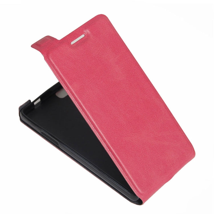 For Cubot X16s Crazy Horse Texture Vertical Flip Leather Case with Card Slot & Photo Frame