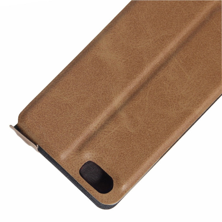 For Cubot X16s Crazy Horse Texture Vertical Flip Leather Case with Card Slot & Photo Frame