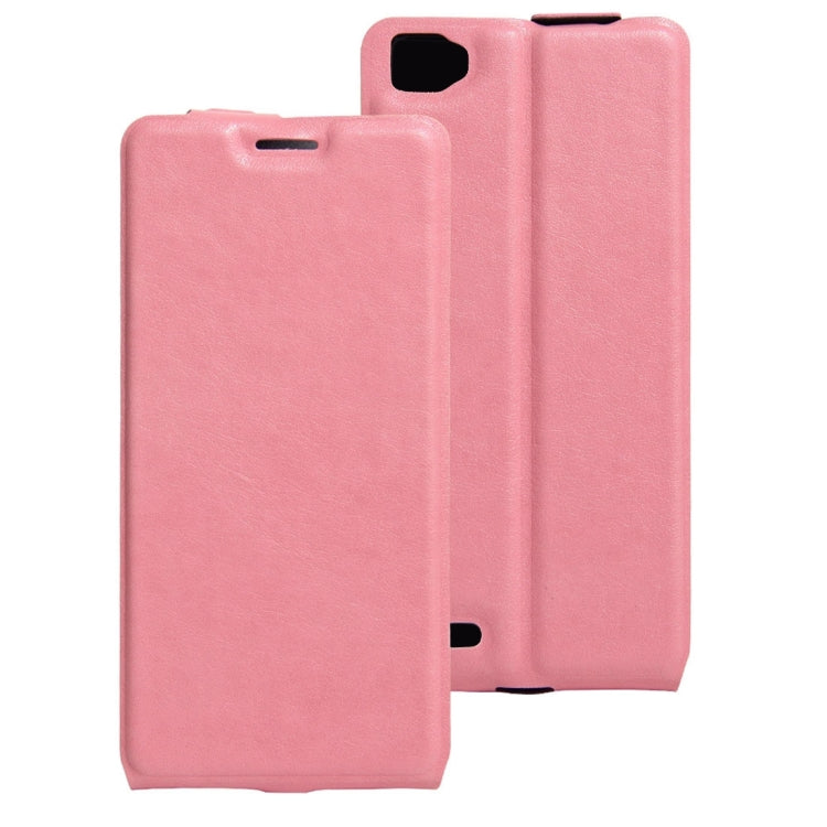 For Cubot X17s Crazy Horse Texture Vertical Flip Leather Case with Card Slot & Photo Frame