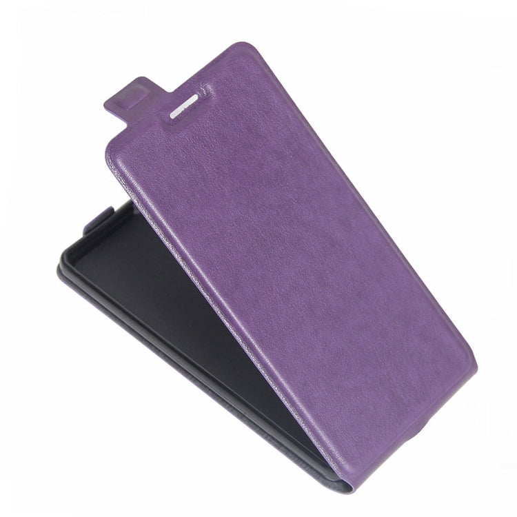 For Cubot X17s Crazy Horse Texture Vertical Flip Leather Case with Card Slot & Photo Frame