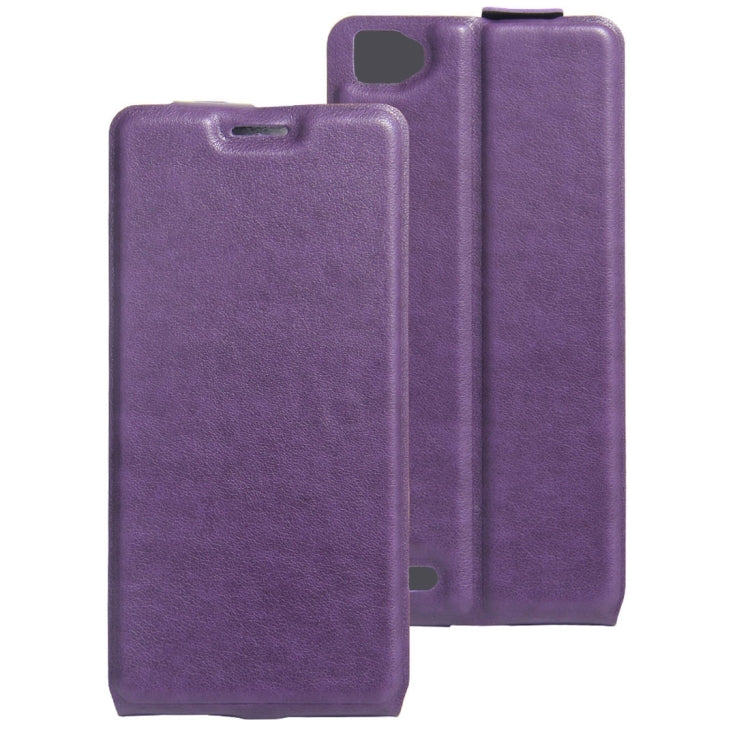 For Cubot X17s Crazy Horse Texture Vertical Flip Leather Case with Card Slot & Photo Frame