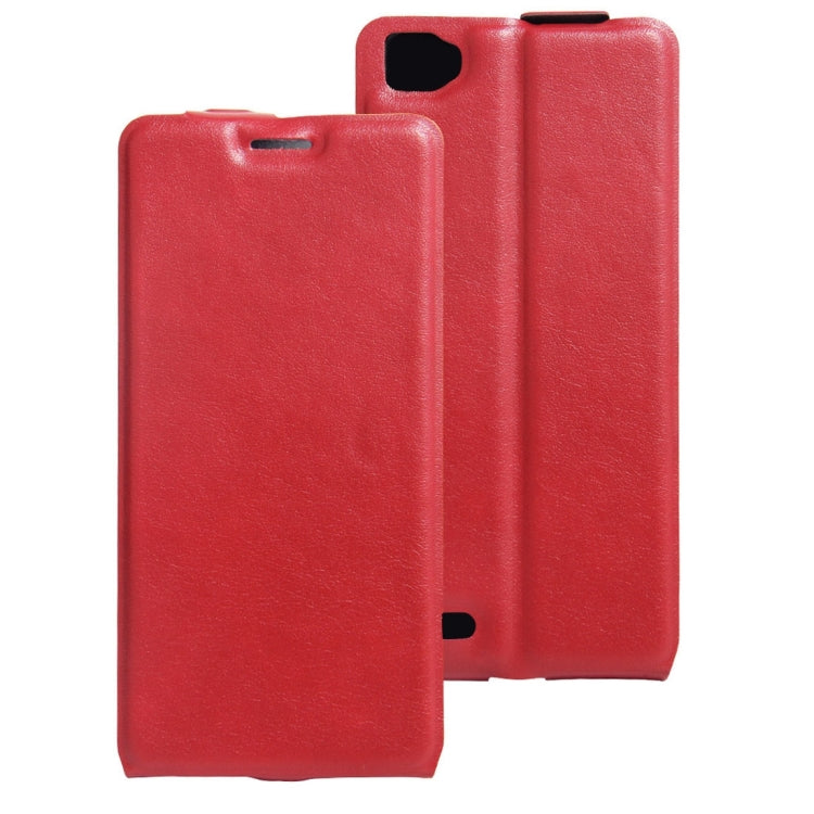 For Cubot X17s Crazy Horse Texture Vertical Flip Leather Case with Card Slot & Photo Frame