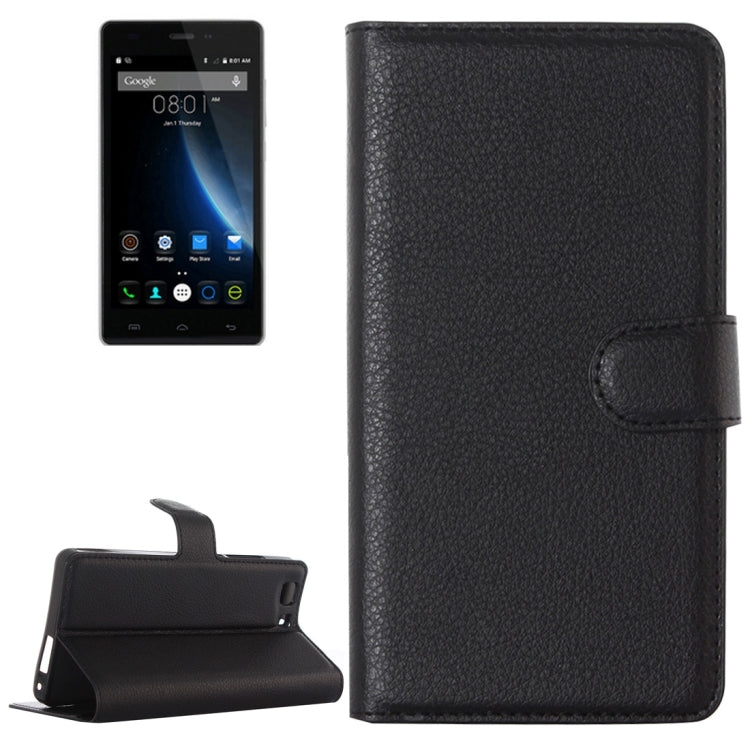 Litchi Texture Horizontal Flip Leather Case with Holder & Card Slots & wallet for Doogee X5(S-MPH-1005) / X5S(MPH1002)