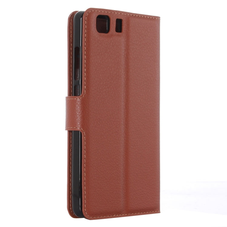 Litchi Texture Horizontal Flip Leather Case with Holder & Card Slots & wallet for Doogee X5(S-MPH-1005) / X5S(MPH1002)