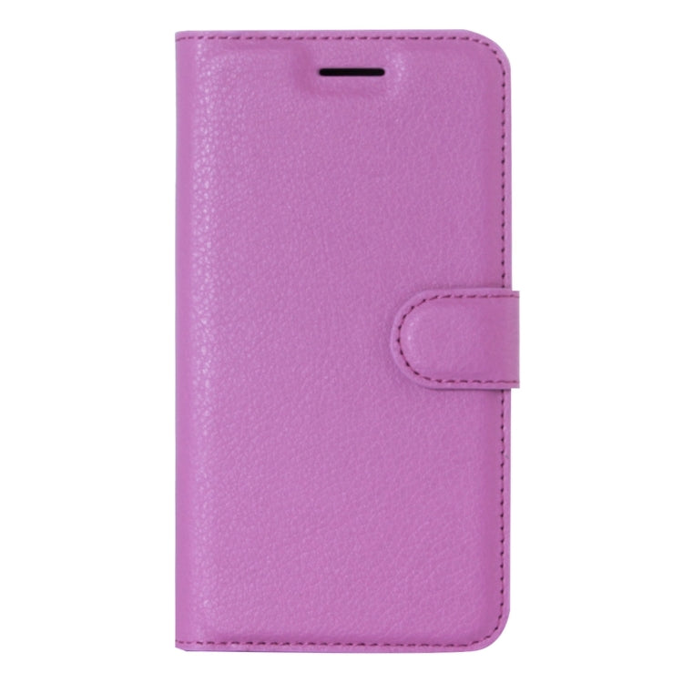 Litchi Texture Horizontal Flip Leather Case with Holder & Card Slots & wallet for Doogee Valencia 2 Y100 PRO