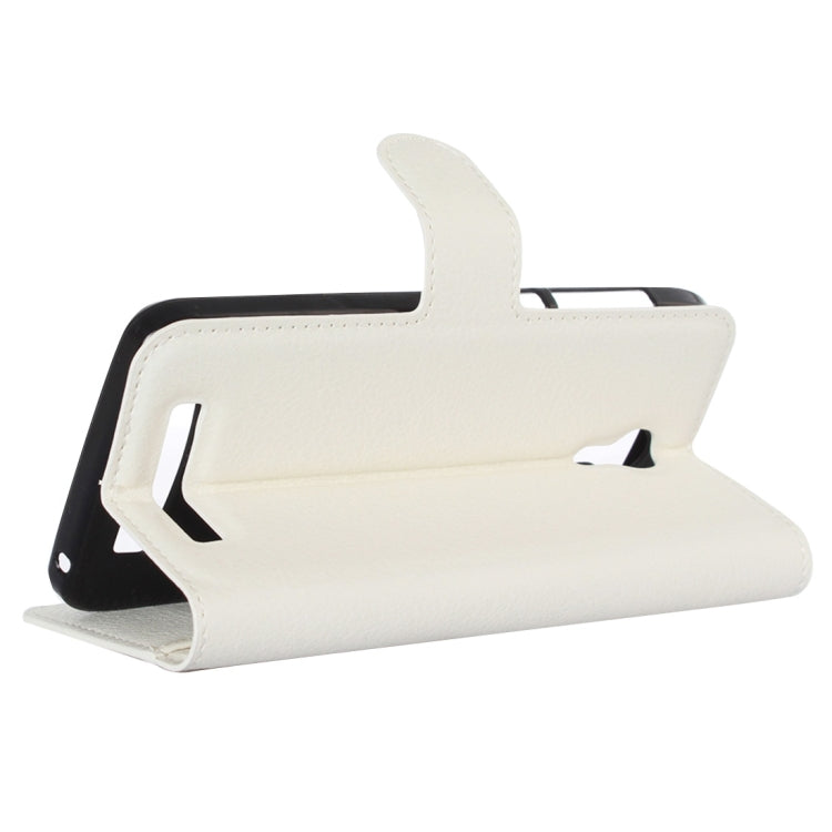 Litchi Texture Horizontal Flip Leather Case with Holder & Card Slots & wallet for Doogee Valencia 2 Y100 PRO