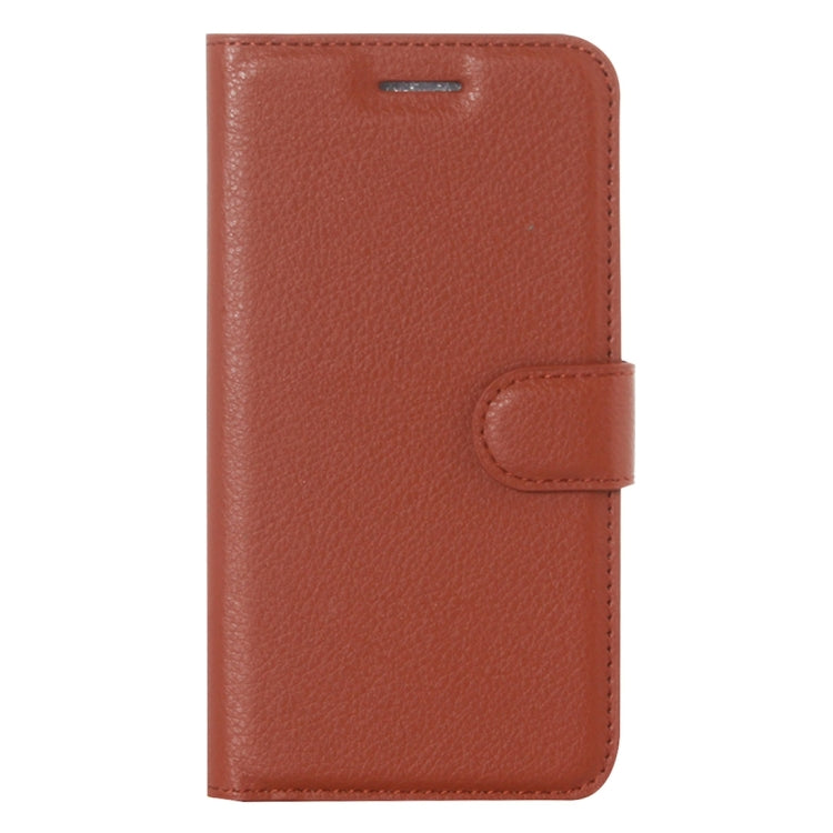 Litchi Texture Horizontal Flip Leather Case with Holder & Card Slots & wallet for Doogee Valencia 2 Y100 PRO