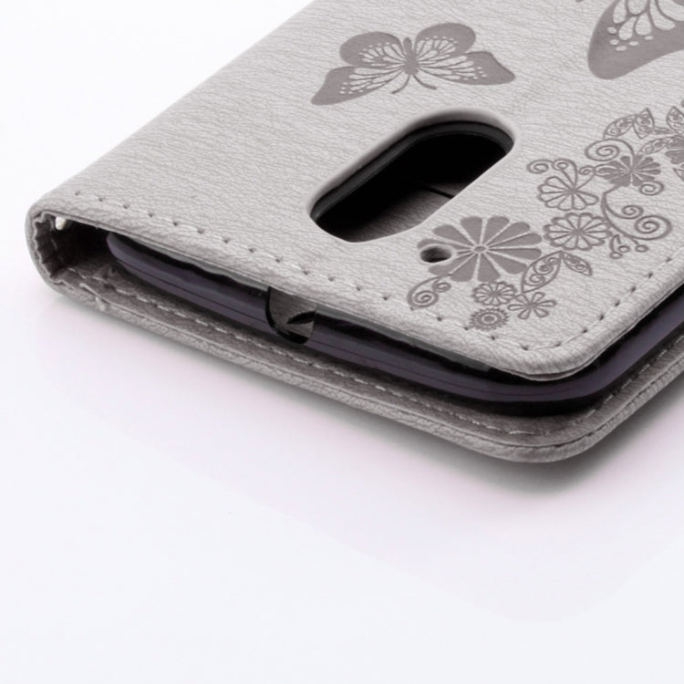 For Motorola Moto G (4rd gen) Plus Pressed Flowers Butterfly Pattern Leather Case with Holder & Card Slots & Wallet