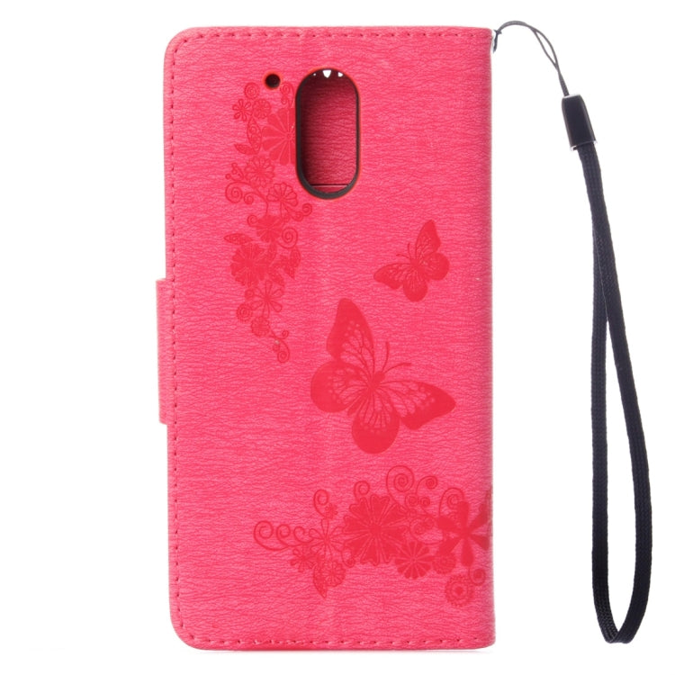 For Motorola Moto G (4rd gen) Plus Pressed Flowers Butterfly Pattern Leather Case with Holder & Card Slots & Wallet
