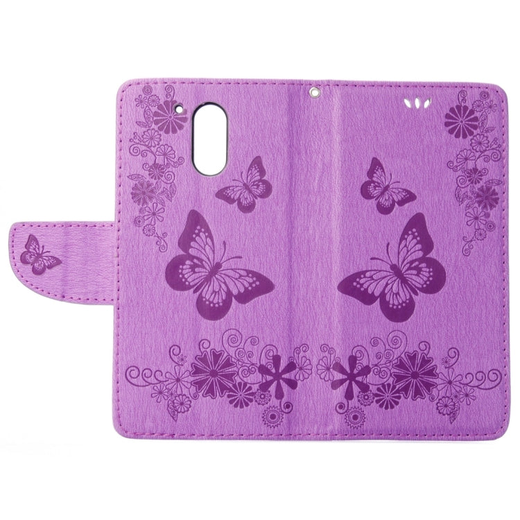 For Motorola Moto G (4rd gen) Plus Pressed Flowers Butterfly Pattern Leather Case with Holder & Card Slots & Wallet