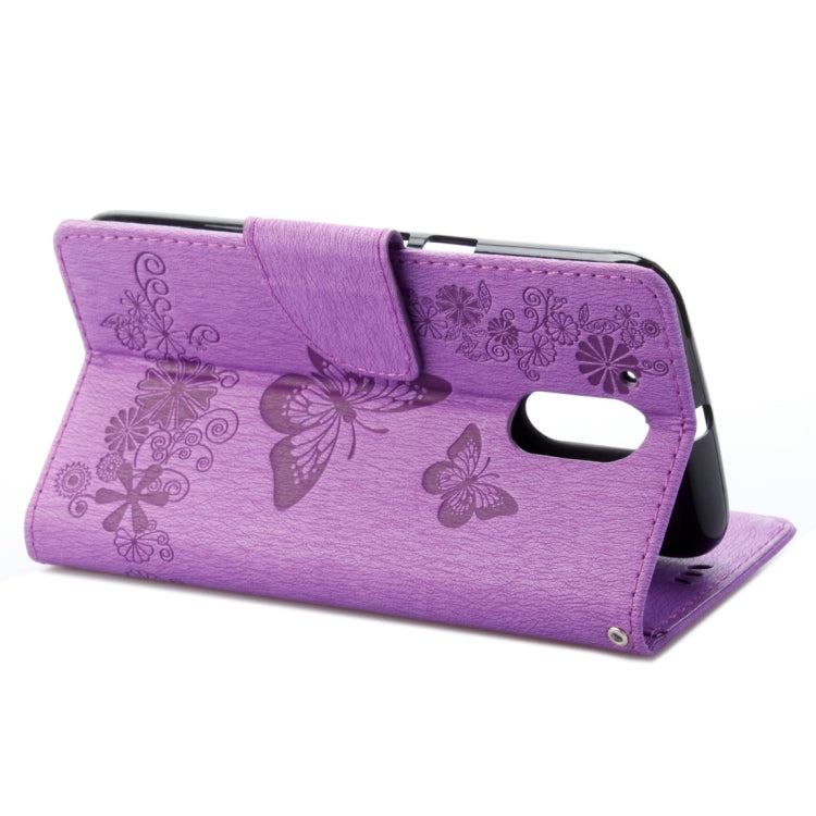 For Motorola Moto G (4rd gen) Plus Pressed Flowers Butterfly Pattern Leather Case with Holder & Card Slots & Wallet