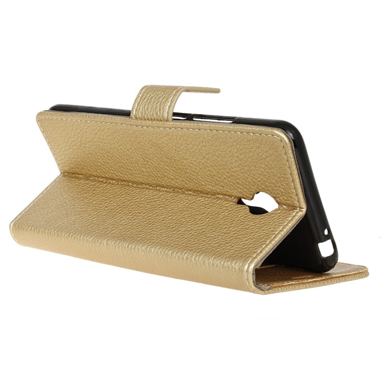 For Meizu M3 Note Litchi Texture Horizontal Flip Leather Case with Holder & Card Slots & Wallet