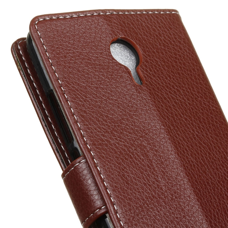 For Meizu M3 Note Litchi Texture Horizontal Flip Leather Case with Holder & Card Slots & Wallet
