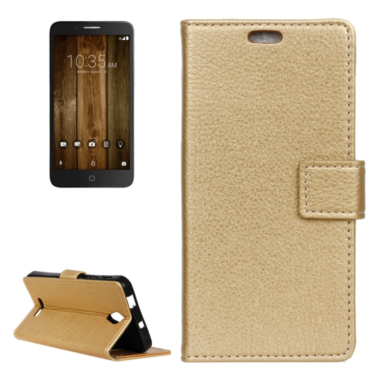 For Alcatel POP 4 Plus & Fierce 4 & ALLURA 5056 Litchi Texture Horizontal Flip Leather Case with Holder & Card Slots & Wallet & Photo Frame