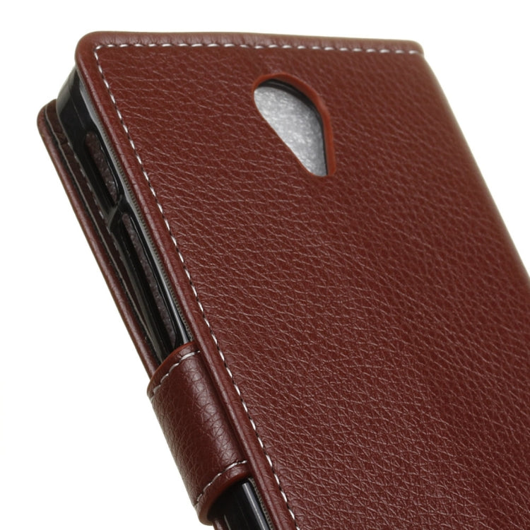 For Alcatel POP 4 Plus & Fierce 4 & ALLURA 5056 Litchi Texture Horizontal Flip Leather Case with Holder & Card Slots & Wallet & Photo Frame