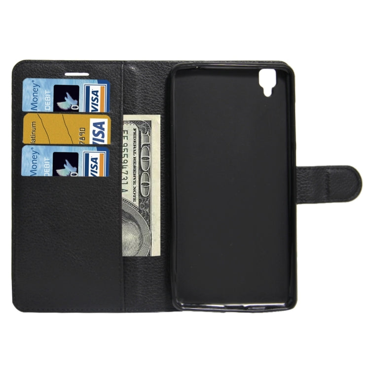 For BLUBOO Maya Litchi Texture Horizontal Flip Leather Case with Holder & Card Slots & Wallet