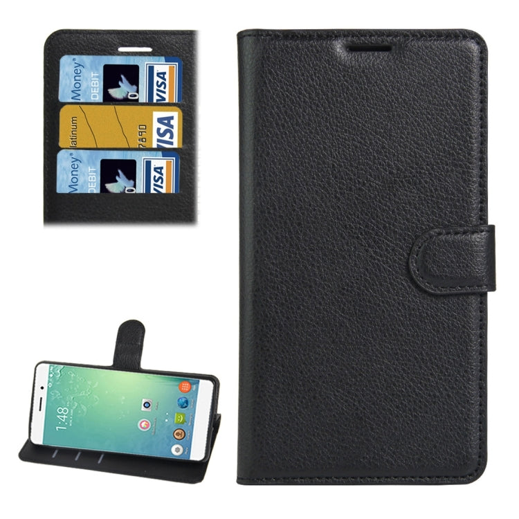 For ASUS Zenfone Pegasus 3 Litchi Texture Horizontal Flip Leather Case with Holder & Card Slots & Wallet