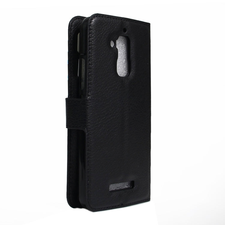 For ASUS Zenfone Pegasus 3 Litchi Texture Horizontal Flip Leather Case with Holder & Card Slots & Wallet