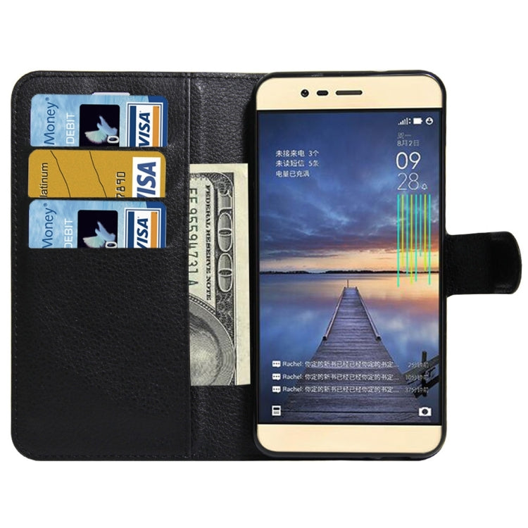 For ASUS Zenfone Pegasus 3 Litchi Texture Horizontal Flip Leather Case with Holder & Card Slots & Wallet