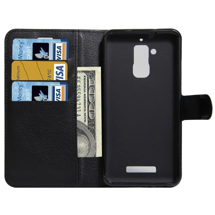 For ASUS Zenfone Pegasus 3 Litchi Texture Horizontal Flip Leather Case with Holder & Card Slots & Wallet