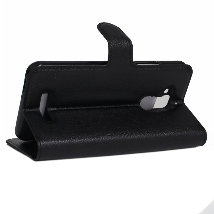 For ASUS Zenfone Pegasus 3 Litchi Texture Horizontal Flip Leather Case with Holder & Card Slots & Wallet