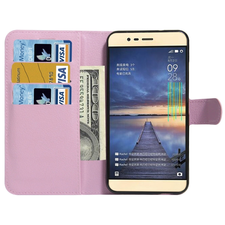 For ASUS Zenfone Pegasus 3 Litchi Texture Horizontal Flip Leather Case with Holder & Card Slots & Wallet