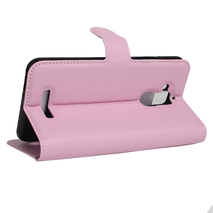 For ASUS Zenfone Pegasus 3 Litchi Texture Horizontal Flip Leather Case with Holder & Card Slots & Wallet