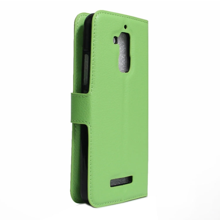 For ASUS Zenfone Pegasus 3 Litchi Texture Horizontal Flip Leather Case with Holder & Card Slots & Wallet