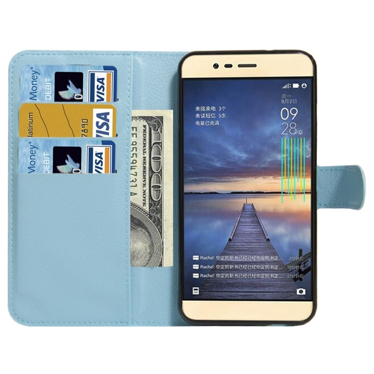 For ASUS Zenfone Pegasus 3 Litchi Texture Horizontal Flip Leather Case with Holder & Card Slots & Wallet