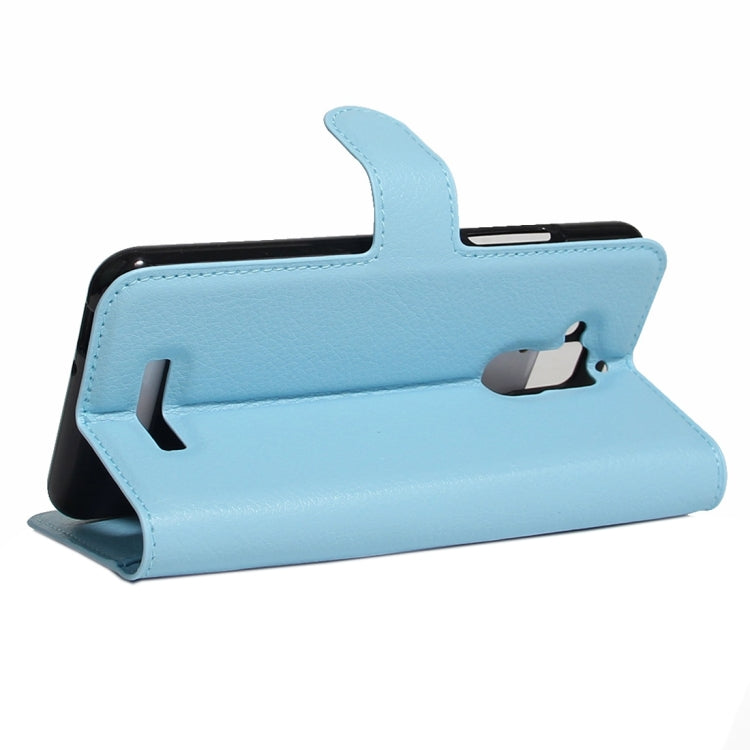 For ASUS Zenfone Pegasus 3 Litchi Texture Horizontal Flip Leather Case with Holder & Card Slots & Wallet